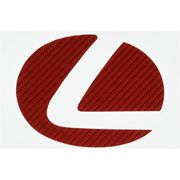 マジカルカーボン リアエンブレム（レッド）レクサス GS350/GS430/GS450/IS CEL1R