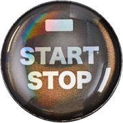 ホログラムキーシリンダー（スマートキー専用）START/STOPタイプ（ブラック）1個入り HOKE3-BK