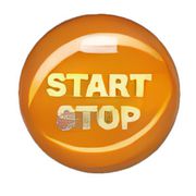 ホログラムキーシリンダー（スマートキー専用）START/STOPタイプ（オレンジ）1個入り HOKE3-OR
