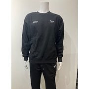 スウェットセットアップ 両胸刺繍デザイン ブラック LL RM-5139
