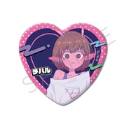 SYNC-GMSHKB-A 銀河特急 ミルキー☆サブウェイ ハート型缶バッジ A. チハル