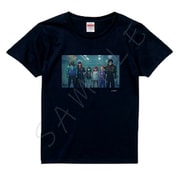 SYNC-GMSTS-BBM 銀河特急 ミルキー☆サブウェイ Tシャツ B. 集合 ブラック Mサイズ