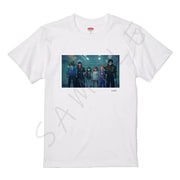 SYNC-GMSTS-BWM 銀河特急 ミルキー☆サブウェイ Tシャツ B. 集合 ホワイト Mサイズ