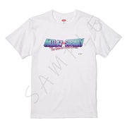 SYNC-GMSTS-EWM 銀河特急 ミルキー☆サブウェイ Tシャツ E. ロゴ2 ホワイト Mサイズ
