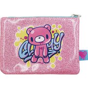 8203-518 グルーミー ラメフラットポーチ PINK