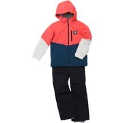JUNIOR SUIT ジュニア スキーウェア 上下セット RED×BLK(052009) 150サイズ RES78001