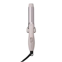 カールアイロン ミニ 軽量 コテ 25mm ヘアアイロン コンパクト 海外対応 ナノセラミックコーティング グレージュ TM122A-C