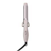 カールアイロン ミニ 軽量 コテ 25mm ヘアアイロン コンパクト 海外対応 ナノセラミックコーティング グレージュ TM122A-C