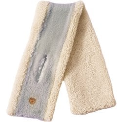 モールヤーンニットループマフラー マフラー ブルーグレー（048） 8320440