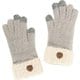 モールヤーンニットグラブ グローブ ブルーグレー（048） 8320441