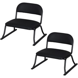 らくらく座椅子×2脚セット ERCL-700×2pcs BK