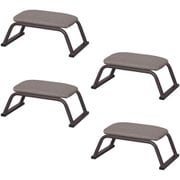 正座椅子（背無し）×4脚セット SZN-01×4pcs BR