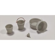 VG64002 1/35 汎用 たらい/バケツ/漏斗セット [プラモデル用パーツ]