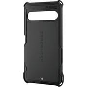 Xperia 10 VII用 ケース ハイブリッド カバー 衝撃吸収 ストラップホール付 ZEROSHOCK ブラック PM-X252ZEROBK