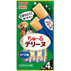 ちゅーるテリーヌ かつお 15g×4P [ドッグフード 犬用スナック 犬用おやつ]