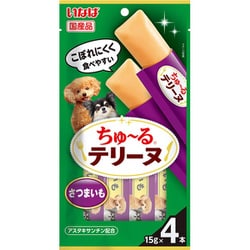 ちゅーるテリーヌ さつまいも 15g×4P [ドッグフード 犬用スナック 犬用おやつ]