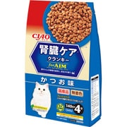 腎臓ケア クランキー かつお味 140g×4袋 [キャットフード ドライフード 猫用ドライ 腎臓ケア]