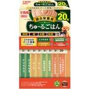 ちゅーるごはん BOX とりささみ チーズ 野菜 バラエティ 14g×20P [ドッグフード 犬用スナック 犬用おやつ]