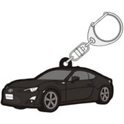 TGRC-A381-01 [ラバーキーホルダー TOYOTA86 前期 黒]
