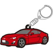 TGRC-A381-03 [ラバーキーホルダー TOYOTA86 前期 赤]