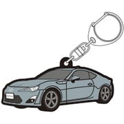 TGRC-A381-04 [ラバーキーホルダー TOYOTA86 前期 ライトグレー]