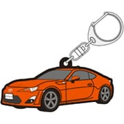 TGRC-A381-07 [ラバーキーホルダー TOYOTA86 前期 オレンジ]