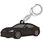 TGRC-A382-01 [ラバーキーホルダー TOYOTA86 後期 黒]