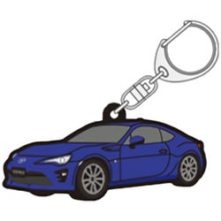 TGRC-A382-06 [ラバーキーホルダー TOYOTA86 後期 青]