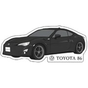 ステッカー TOYOTA86 前期 黒 TGRC-A383-01