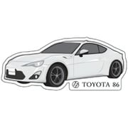 ステッカー TOYOTA86 前期 白 TGRC-A383-02