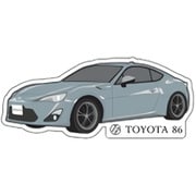 ステッカー TOYOTA86 前期 赤 TGRC-A383-03