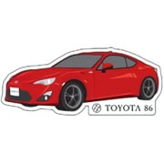 ステッカー TOYOTA86 前期 ダークグレー TGRC-A383-05