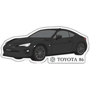ステッカー TOYOTA86 後期 黒 TGRC-A384-01