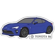 ステッカー TOYOTA86 後期 青 TGRC-A384-06