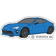 ステッカー TOYOTA86 後期 水色 TGRC-A384-07