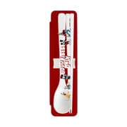 箸 スプーンセット 18.5cm 食洗機対応 ディズニー ミッキーマウス レッド C MF24 A3533