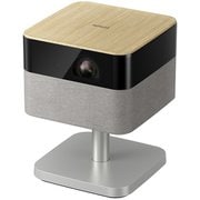 ホームプロジェクター/3LED光源/4Kエンハンスメント/1000ルーメン/フレキシブルモデル(フットあり)/Google TV搭載/アンビエントライト機能/オーク EF-72