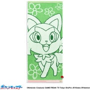 ポケットモンスター PMナンバリング 34cm×80cm グリーン フェイスタオル ニャオハ 69-0232180