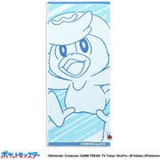 ポケットモンスター PMナンバリング 34cm×80cm ライトブルー フェイスタオル クワッス 69-0232180