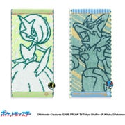 ポケットモンスター ナンバリングペア 25cm×12.5ccm ハーフタオルハンカチ2枚セット メガサーナイト＆メガルカリオ パッケージ入り 69-0239122