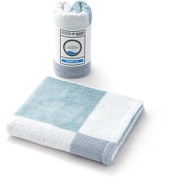 TOWEL LAUNDRY theベーシック 45cm×100cm ブルー ミニバスタオル 23-3013200