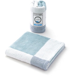 TOWEL LAUNDRY theベーシック 60cm×120cm ブルー バスタオル 23-3013300