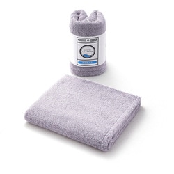 TOWEL LAUNDRY ふっくらボリューム 45cm×100cm グレー ミニバスタオル 23-3033250
