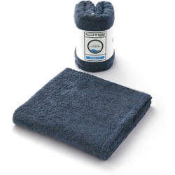 TOWEL LAUNDRY ふっくらボリューム 60cm×120cm ブルー バスタオル 23-3033350