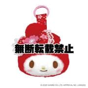 220684-26 サンリオキャラクターズ フェイスタグマスコット 桜着物 マイメロディ レッド