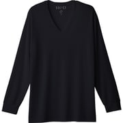 ReD バイタルテック Vネック インナーシャツ 長袖 メンズ リカバリーウェア ブラック Sサイズ 一般医療機器 VW-BA-K90A-S