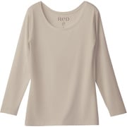 ReD バイタルテック Uネック インナーシャツ 長袖 レディース リカバリーウェア ベージュ Sサイズ 一般医療機器 VW-BB-V30A-S