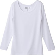 ReD バイタルテック Uネック インナーシャツ 長袖 レディース リカバリーウェア ホワイト Mサイズ 一般医療機器 VW-BB-W20B-M