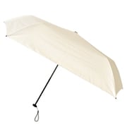 折りたたみ傘 超軽量 晴雨兼用 アイボリー カーボンファイバー 重量約128.5g K-10931IV