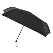 折りたたみ傘 超軽量 晴雨兼用 ブラック カーボンファイバー 重量約107g K-10931BK